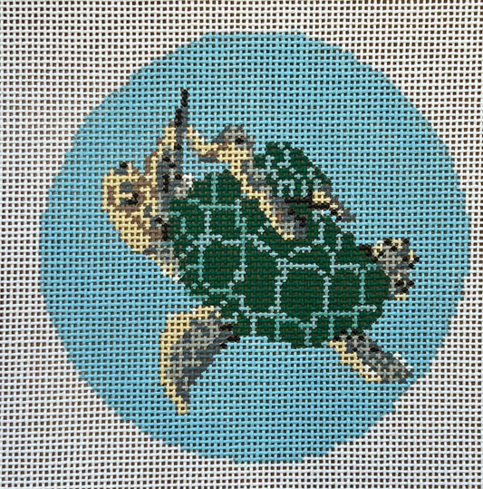 Sea Turtle and Baby Ornament