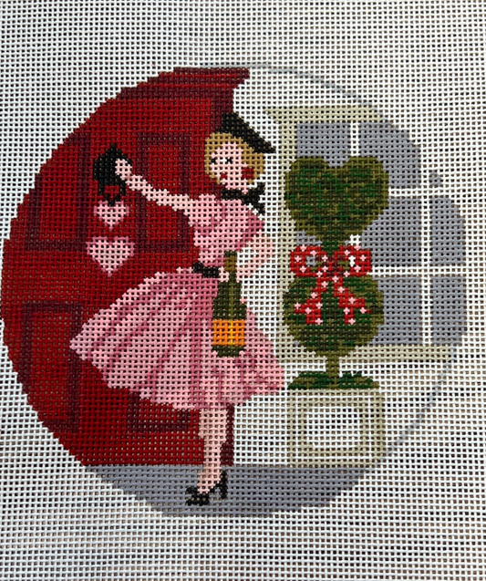 Betty Loves Valentine's Day Canvas and Stitch Guide