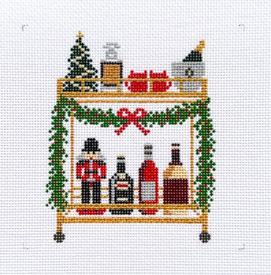 Christmas Bar Cart