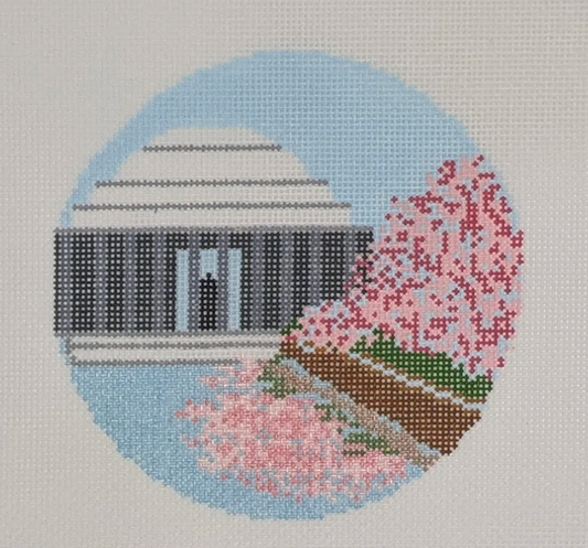 Jefferson Memorial with Cherry Blossoms
