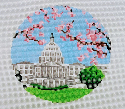 Capitol with Cherry Blossoms