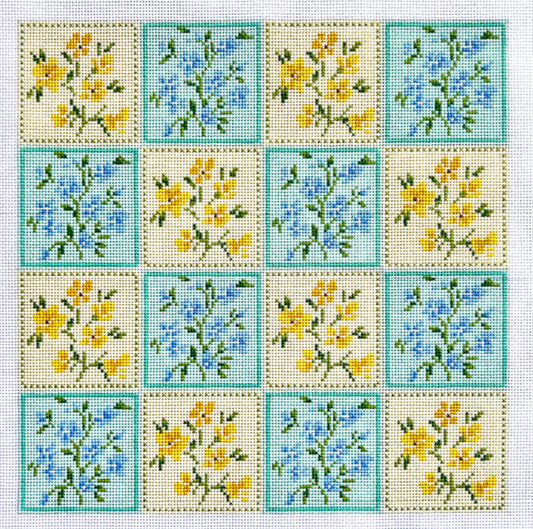 Patchwork Pansies