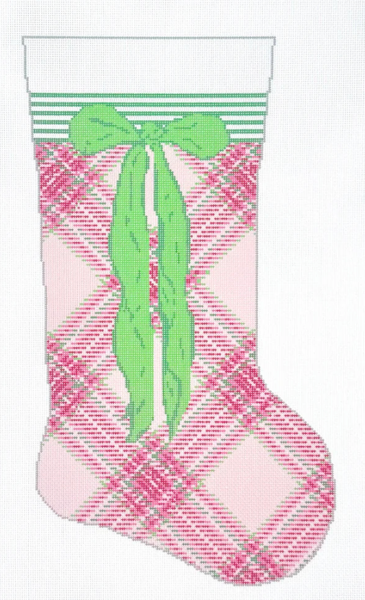 Pink Tartan Stocking