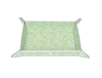 Large Snap Tray Batik Leaf Green