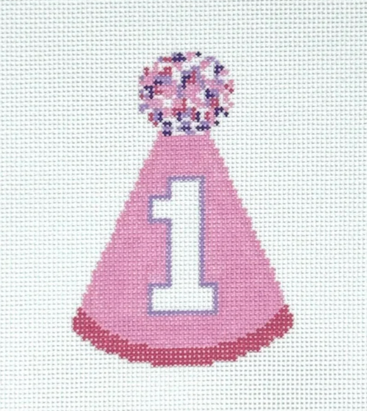 First Birthday Hat Pink