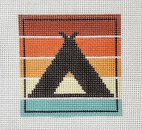 Multi Color Recreation Sign: Camp