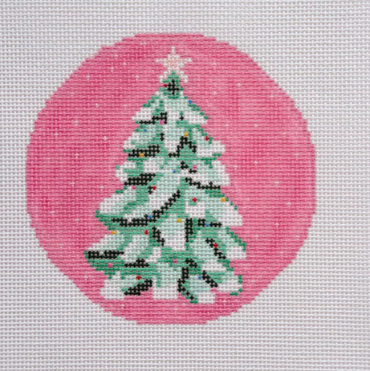 Pink Snowy Tree
