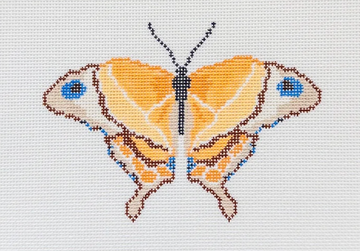 Orange Butterfly Ornament