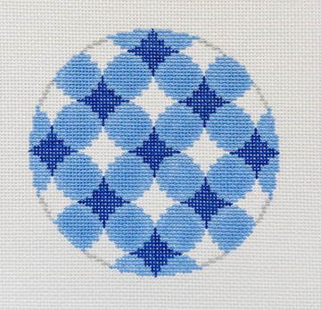 Blue Starburst Ornament