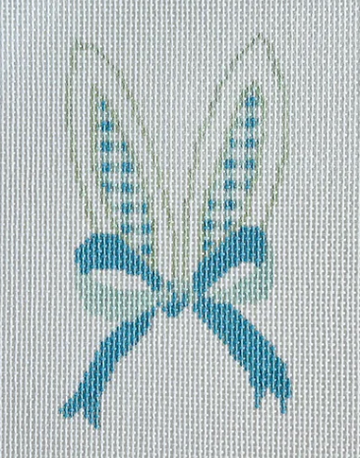 Gingham Bunny Ears Blue