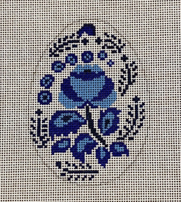 Blue Flower Egg