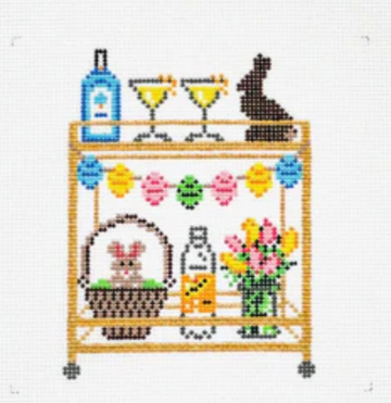 Easter Bar Cart