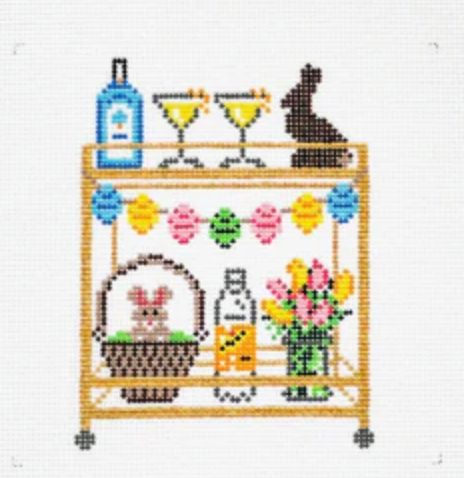 Easter Bar Cart