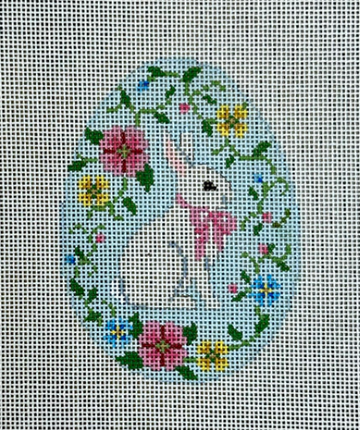 Bunny in Flower Vines