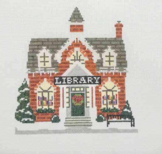 Christmas Village Library