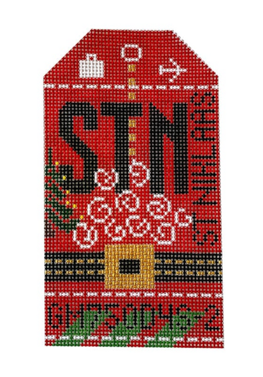 Sint Niklaas Retro Travel Tag