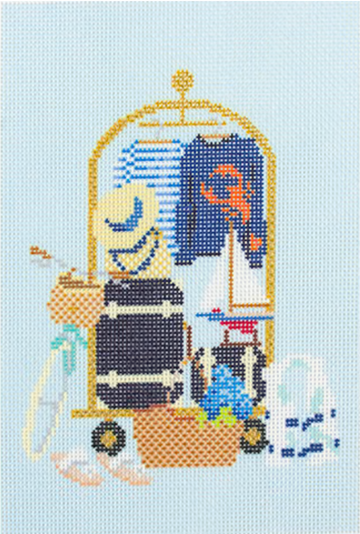 Nantucket Luggage Cart