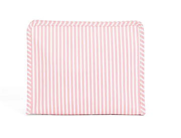 Roadie Large Zip Bag TRVL Pimlico Stripe Dusty Rose
