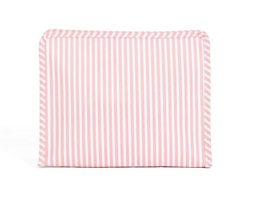 Roadie Large Zip Bag TRVL Pimlico Stripe Dusty Rose