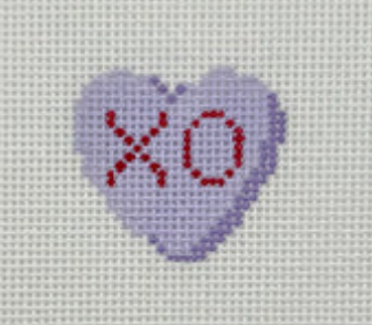 XO Lavender Heart Mini