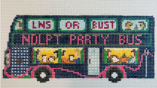 Needlepoint Party Bus