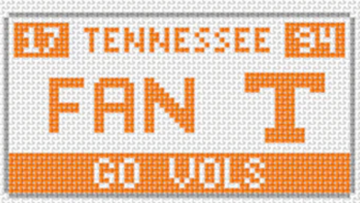 Tennessee Fan License Plate