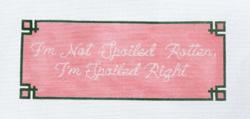 Spoiled Right Pillow