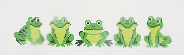 Frogs in a Line