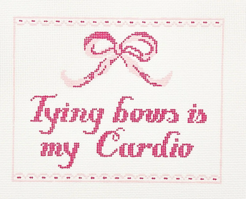 Tying Bows is My Cardio Pink