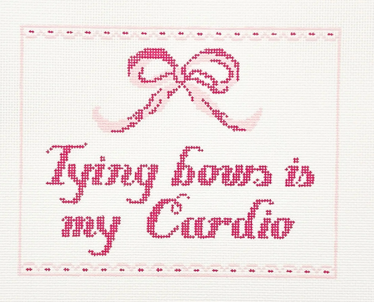 Tying Bows is My Cardio Pink