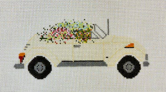 Volkswagen with Flowers