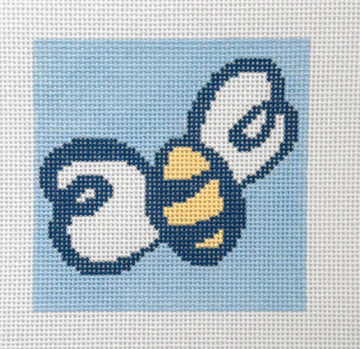 Squiggle Bee Square