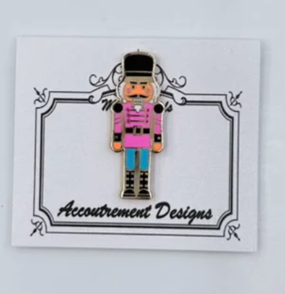 Turquoise/Pink Nutcracker Needleminder