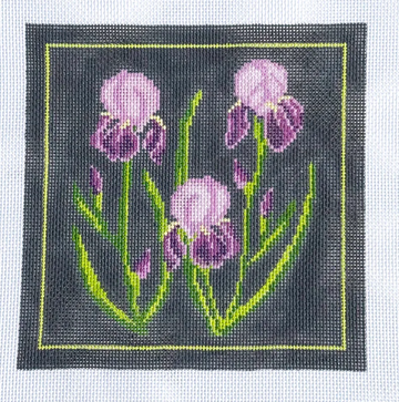 Dark Floral: Iris
