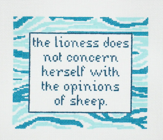 The Lioness Does Not Concern Herself with the Opinions of Sheep