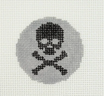 Skull and Crossbones Bag Tag