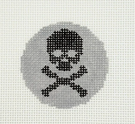 Skull and Crossbones Bag Tag
