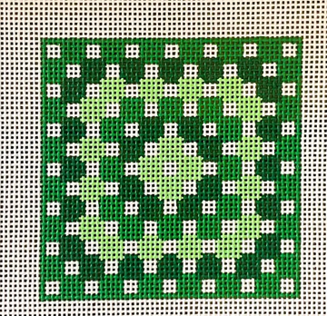 Green Crochet Square