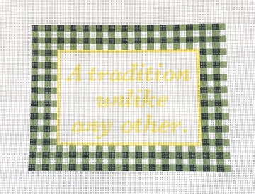 A Tradition Unlike Any Other Pillow