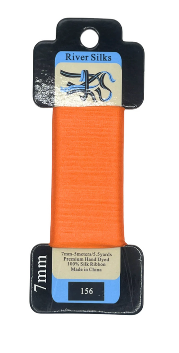 River Silks 7mm 156 Pumpkin