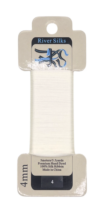 River Silks 4mm 004 Vanilla