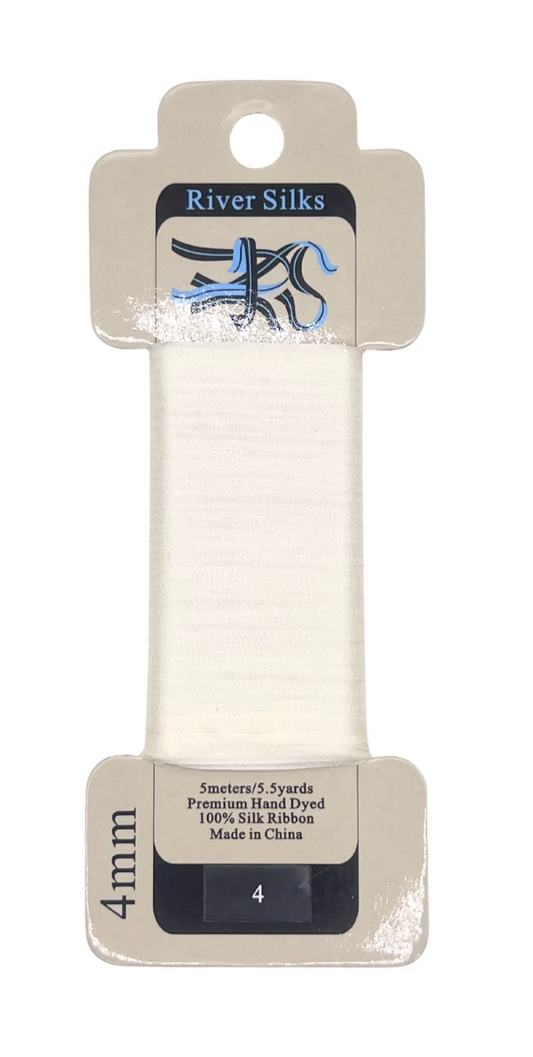 River Silks 4mm 004 Vanilla