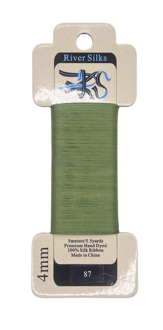 River Silks 4mm 087 Sage