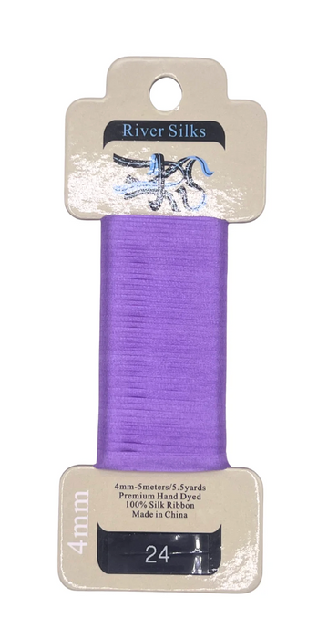 River Silks 4mm 024 Paisley Purple