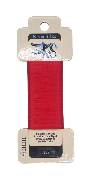 River Silks 4mm 158 Chinese Red