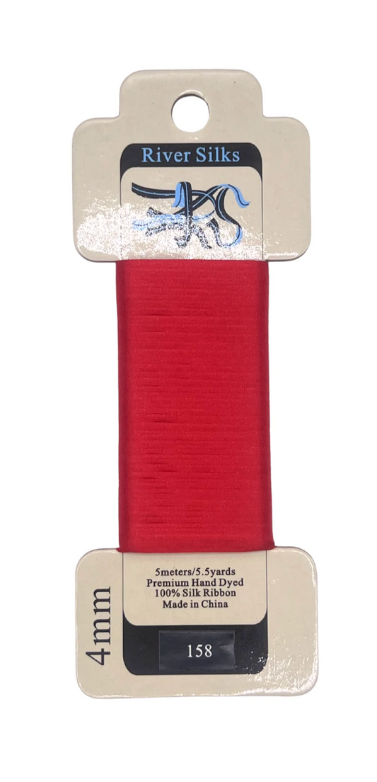 River Silks 4mm 158 Chinese Red