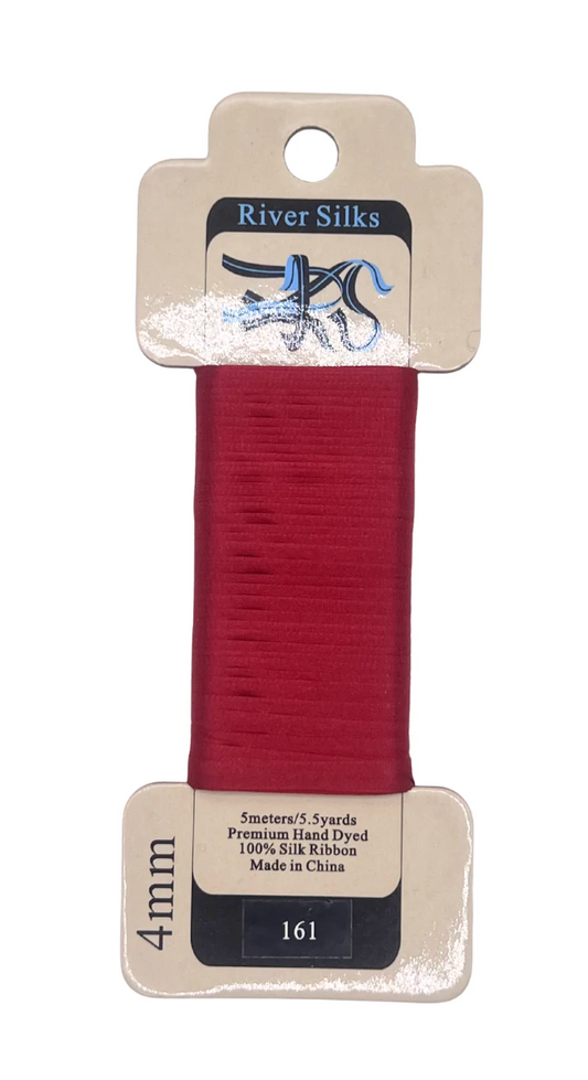 River Silks 4mm 161 Persian Red