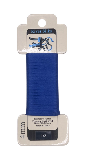 River Silks 4mm 165 True Blue