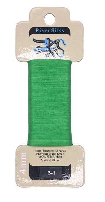 River Silks 4mm 241 Island Green