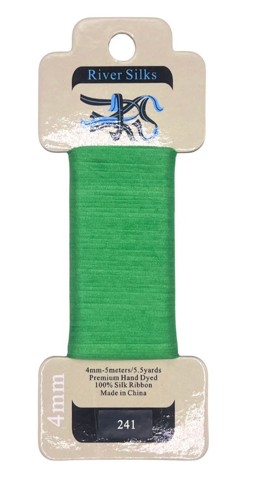 River Silks 4mm 241 Island Green